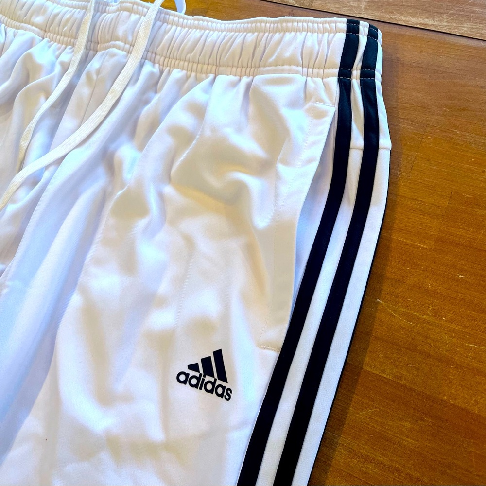 ADIDAS Essentials White 3-Stripes Track Suit - Picture 8 of 12